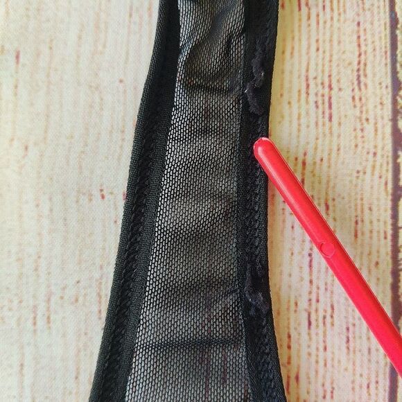 Plus size sheer stretch eyelash lace bodysuit sz 3XL - Picture 14 of 14